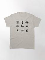 Depeche Mode Black celebration symbols Classic T-Shirt L white