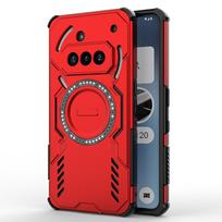 For Nothing Phone 3 3 Pro 3A 3A Lite  Mechanical Super Cooling Magnetic Wireless Charging Support Drop-Resistant Phone Case For Phone 3 raudona