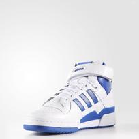 Adidas Forum Mid Refined 'White Navy' (Unisex) Footwear White / Collegiate Royal / Silver Metallic Skateboard Shoes F37830 41⅓ white