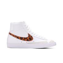 Nike Womens Blazer Mid '77 'Leopard' (women's sizes) White / White / White / White Kids' Skateboarding Shoes DA8736 101 36.0 white