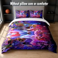 Poppy Playtime Design Bed Bedding Set 1 Duvet Cover + 2 Pillowcases Soft Breathable Household Bed Linens 140cm*200cm
