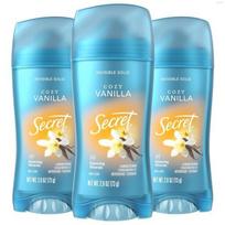 Ounce Pack Vanilla Women's Secret Fresh Anti-Sweat Deodorant 72-Hour Anti-Sweat, Instant Freshness and Mild Scent, pH Balanced blue