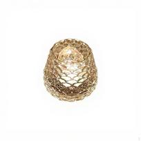 Kristalinis stiklinis žvakidė, Nordic skaidrus arbatinės žvakės stovas, namų dekoras, valgomojo stalas Pinecone Large