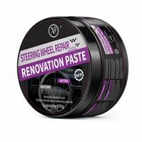 Car Plastic Restorer & Scratch Repair - for Dashboard Steering Wheel Tires Leather & Plastic, Interior Exterior Renew 50g purple