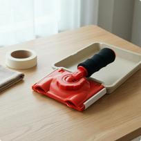 Paint Trimmer Rotary Edger with Padded Grip Rectangular Corner Walls and Ceilings Edger Roll Card