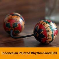 Aslatuas Hand Drawn Sand Rhythmic Balls African Shaker Maracas Balls Instruments Hand Shaker Wooden Kashaka Shakers A1 black
