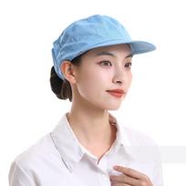 Dust-Proof Workshop Catering Hat Food Factory Work Hat Canteen Work Hat Baseball Cap gray