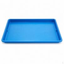 Pet Dog Cage Litter Pan Thickened Waste Tray for Kennels and Cages Length 58cm*Width 49cm*Height Length 58cm*Width mėlyna