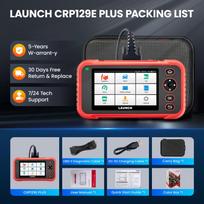 Car Diagnostic Tools LAUNCH X431 CRP129E PLUS V3.0 Full System with 12 Reset Service CANFD/DOIP Auto OBD2 Scanner Free Update Online Global Version