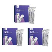 Violetinis skalavimo skystis dantų balinimui Nano hidroksiapatitas Pašalina dėmes Geltonumą Skaistina Gaivina kvapą Palaiko dantenų sveikatą Blogas kvapas 3PCS