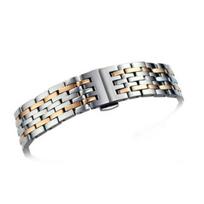 19 mm Le Locle serijos T006407A T006408A T006407.408 serijos laikrodžio apyrankė Tvirtas nerūdijančio plieno apyrankės vyriškas dirželis T006 apyrankė T006-19mm rožinio aukso spalvos/sidabras