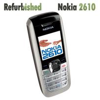 Atnaujintas originalus atrakintas Nokia 2610 mobilusis telefonas su 1 SIM kortele No charger mėlyna