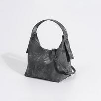 Stilinga satininė rankinė Moteriška odinė krepšio tipo rankinė Dažyta Halo Universalios peties rankinės moterims (20cm<Max Length<30cm) gray