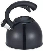 Arbatinukas su švilpuku Domoletti, 3 l, juoda sp.
