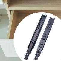 Rutuliniai guolio stalčių slankikliai spintelėms 45 mm pločio atsarginės dalys 35cm
