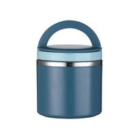 Nerūdijančio plieno sriubos maisto termosas izoliuotas izoliuotas priešpiečių dėžutė nešiojamas termo dubenėlis biuras Blue-1000ml