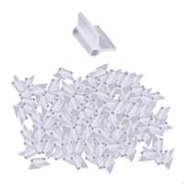 100 sodo skiepijimo spaustukų augalų ir gėlių atramoms 3mm white