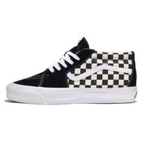 Vans Sk8-Mid Reissue 83 LX languoti - Juodi unisex sportbačiai Balta VN000CQQ2BO 42 black