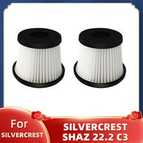 Suderinamas su SILVERCREST SHAZ 22.2 C3 rankiniu akumuliatoriniu dulkių siurbliu, Hepa filtro pakeitimas, atsarginės dalys, priedai white