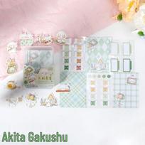 Cute Cartoon Sticky Notes, Journal Stickers & DIY Index Tabs - Fresh Style Student Stationery Labels white
