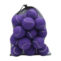 20x Teniso kamuoliukai Atsparūs dilimui Patalpų pramogoms Raketės sportas violetinė