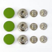 Meetee 100Sets 10-17mm Metal Button 14 Colors Press Studs for Leather Clothes Bags Decor Snap Fasteners Kit Sewing Accessories 10mm 655-100Sets