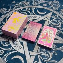 Waite Tarot Auksinės Folijos Kortos: Originalus Tarot Denis su Spalvotu Spaudiniu, Vandeniui Atsparūs Kortelės ir Anglų Kalbos Vadovas. Puikiai tinka stalo žaidimams. 1 Box - 50 Decks