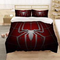 Marvel Comics Žmogus-voras Anime Patalynės Komplektas Antklodės Užvalkalas 1009 Poliesteris Tinka Vaikams Ir Suaugusiems 3 Dalių Komplektas 150*200cm 3pcs
