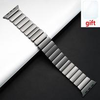 Titanium Rubber Band for Apple Watch Ultra3 2 1 49mm Bracelet Luxury Strap for Iwatch Series 11 10 46mm 7 8 9 45mm 5 6 Se 44mm for Ultra 3 2 1 49mm gray