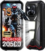 DOOGEE VMax Play 5G mobilusis telefonas 36GB+512GB 20500mAh 6.78  ekranas 200MP Android 15 juoda