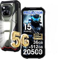 DOOGEE VMax Play 5G mobilusis telefonas 36GB+512GB 20500mAh 6.78  ekranas 200MP Android 15 pilka spalva