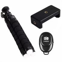 Flexible Cell Phone Tripod Mini Tripod with 360 Degree Swivel Phone Holder and 14 20 Screw For Travel Photography Needs