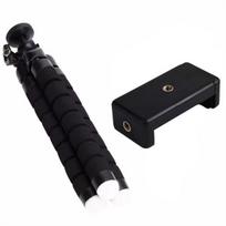 Flexible Cell Phone Tripod Mini Tripod with 360 Degree Swivel Phone Holder and 14 20 Screw For Travel Photography Needs juoda