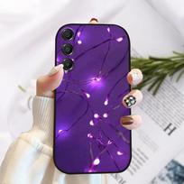 Samsung A17 4G 5G dėklas SM-A176B Kameros apsauginis dangtelis Minkštas TPU silikoninis telefono dėklas Galaxy A 17 SamsungA17 Fundas Coque Galaxy A17 4G purple