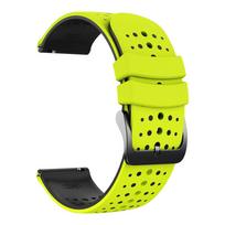 22 mm silikoninė laikrodžio apyrankė SUUNTO 5 9 PEAK RACE 2/S RUN VERTICAL OCEAN laikrodžiams Pakeičiama apyrankė Garmin Venu 2 3 4 45mm laikrodžiams Apyrankė 1PCS 22MM yellow
