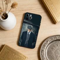 T-Thomas S-Shelby Cool Phone Case For iPhone 17,16,15,14,13,12,11 Plus,Pro Max,Soft Silicone Black Cover iPhone16promax