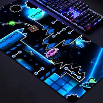 Pelės padėklas Geometry Dash Žaidimų stalo kilimėlis Nešiojamiems kompiuteriams Anime kilimas Žaidėjo PC spintelė Dideli žaidėjų priedai Kompiuteris CSGO Pelės kilimėlis 800x400x2mm blue