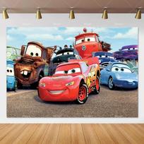 Disney Pixar Cars Žaibas Makvynas nuotraukų fonas gimtadienio vakarėliui, studijinis nuotraukų fonas vaikams, kūdikiams ir kūdikių sutiktuvių vakarėliams, AS41 China Mainland&Thin Cloth 150x100cm