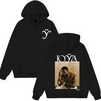 Dainininkas Tayc JOŸA Albumas 2026 M. Turas Prekės su logotipu Hoodies Vyrams Moterims Hip-Hop'o Palaidinės Ilgomis Rankovėmis Laisvos Laisvalaikio Vintažinės Spausdintos Palaidinės M beige