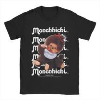Monchhichi Valentino diena Mielas Mažas Pūkuotas Duo Marškinėliai Unisex Apvalia Kaklo trumpomis Rankovėmis Marškinėliai Šventiniai Drabužiai S gray