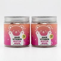 Biotinas 5000mcg Plaukams, Odai ir Nagams Gumijos - 30 Vnt. 2pack