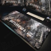 Naujas Šaunus Žaidimo Fonas Battlefield 6 Pelės Kilimėlis Stalo Kilimėlis Didelis Neslystantis Neslystantis Klaviatūra Ergonominis Biuro Guminis PC Namų Individualus 600x300x2mm
