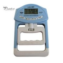 198lb/90kg Electronic Digital LCD Hand Grip Strength Dynamometer Measuring Meter mėlyna