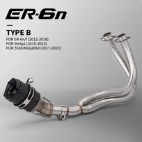 Compatible Exhaust Mid-pipe for ER6N, ER6F, Versys 650, Z650, Ninja 650 Motorcycles