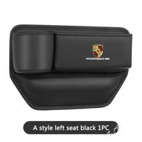 Automobilio sėdynės tarpelio organizatorius Konsolės plyšio šoninė daiktadėžė Tarpelio užpildas Porsche Boxster Cayman Cayenne 911 Macan Panamera stiliui gray