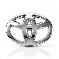 3D ABS Toyota Logotipo Automobilio Emblema Vairo Rato Aksesuarai Toyota Hilux Corolla RAV4 Camry Highlander Yaris Cross Prado C-HR QV7