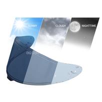Fotochrominis skydelis SHOEI RF1400 RF-1400 NXR2 CWR-F2 Z8 CWR-F2R X15 X-15 X-Fifteen X-SPR Pro Autochrominiai lęšiai Šalmo skydas gray
