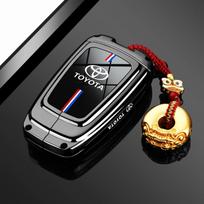 Naujas atvykimas Minkštas automobilio rakto dėklas dangtelis Toyota CHR Hilux Fortuner Land Cruiser 200 Camry Corolla Crown RAV4 Highland black