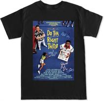 Do The Right Thing Spike Lee Movie Poster T-shirt L blue
