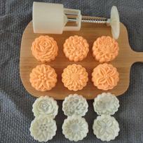 Decoration Mid-Autumn Festival Kitchen Gadgets Cookie Press Mooncake Mold Pastry Tool Cookie Stamps F